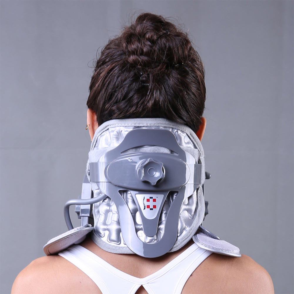 High-Quality Relief Collar Physiotherapy Adjustable Stretcher Spine Corrector Support Air Neck Cervical Traction Device High-Quality Relief Collar Physiotherapy Adjustable Stretcher Spine Corrector Support Air Neck Cervical Traction Device